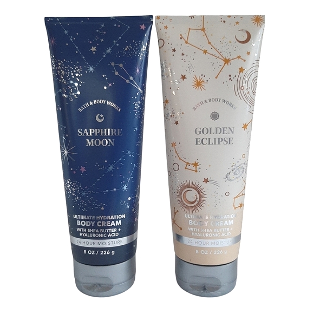 Bath & Body Works Sapphire Moon & Golden Eclipse Hydrating Body Cream Set